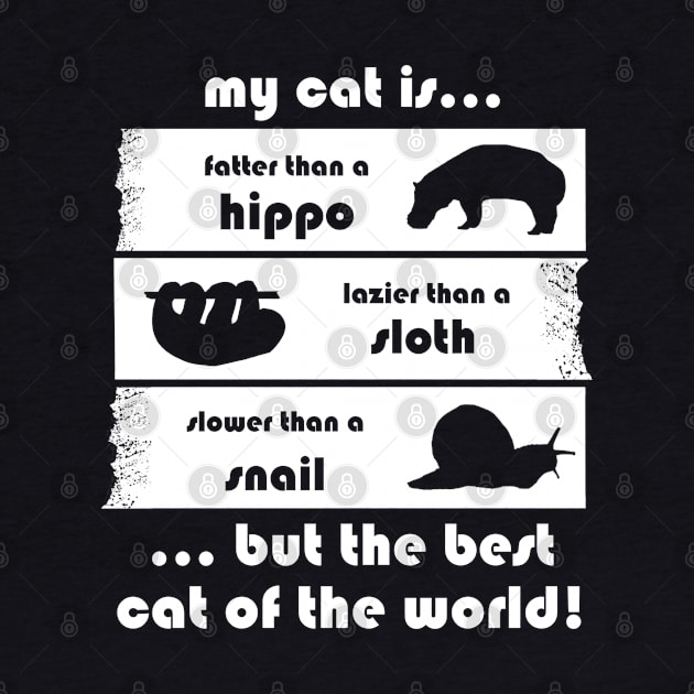 Big cat kitten fat funny saying idea by FindYourFavouriteDesign